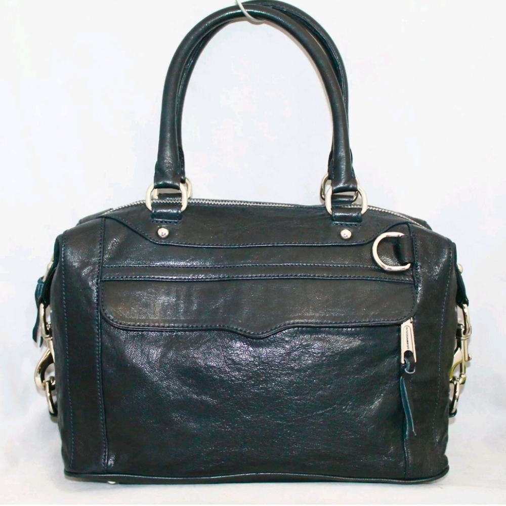 REBECCA MINKOFF Morning After 2-Way Satchel Shoulder Bag Black L